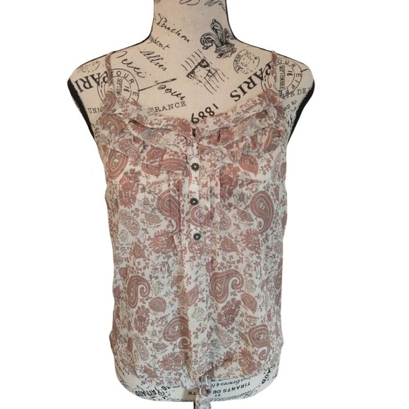 Dynamite Floral Spaghetti Strap Top Size Small - Picture 4 of 10